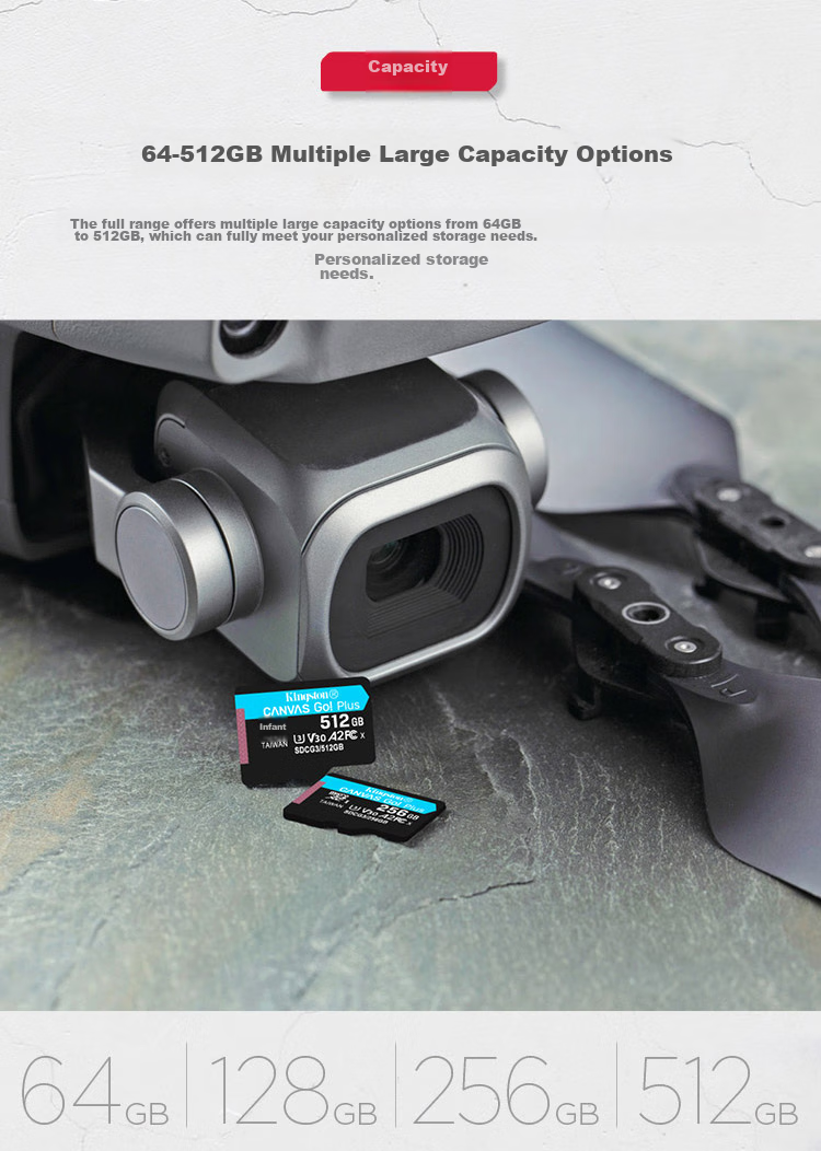 Kingston 128GB TF Card Upgraded Version, More Suitable for Drones & Action Cameras [DJI Package Exclusive] 5