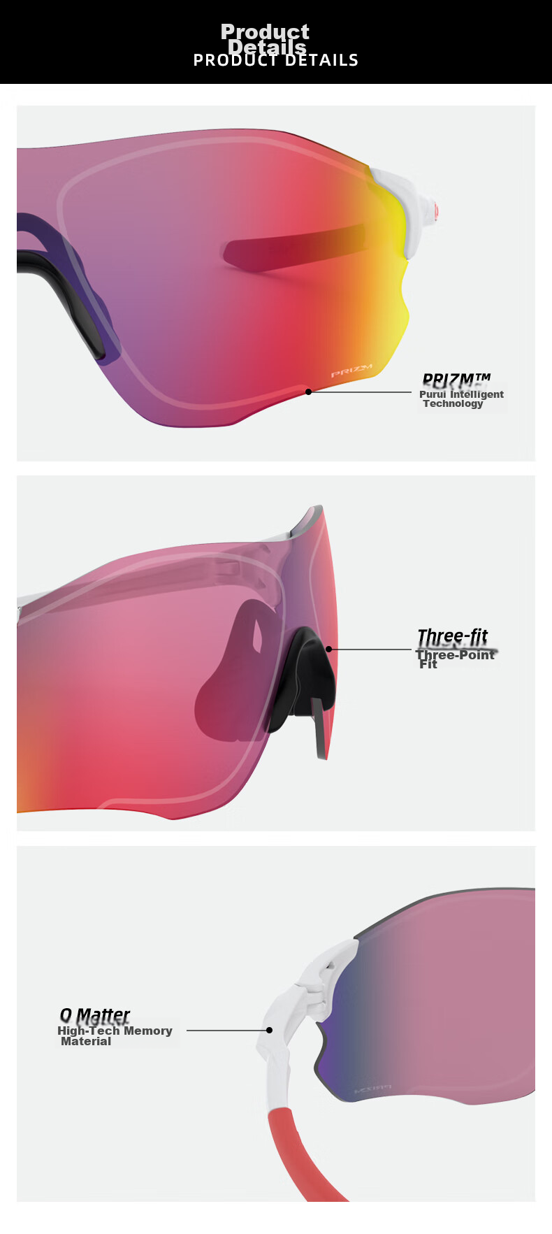 OAKLEY Cycling Glasses, Goggles, Sunglasses EVZERO PATH Sports Running Windproof Sunglasses 9313 3
