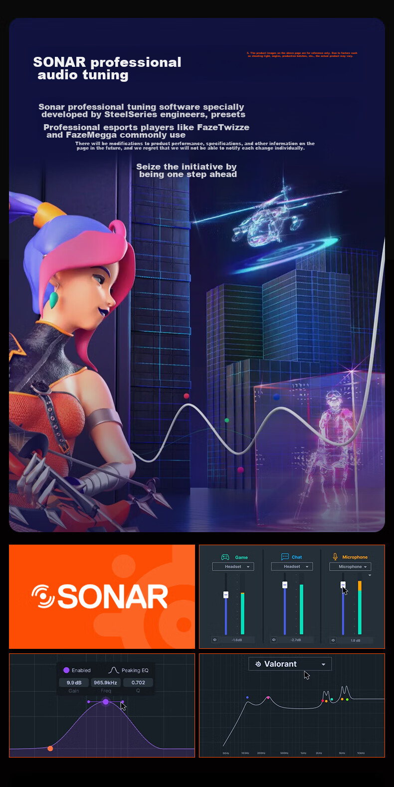 SteelSeries Hanbing Nova5P Bluetooth/2.4G Dual Wireless Over-Ear Headphones, Laptop And Desktop Noise-Cancelling Computer Gaming Headset, PS5 Enhanced High-Definitio 9