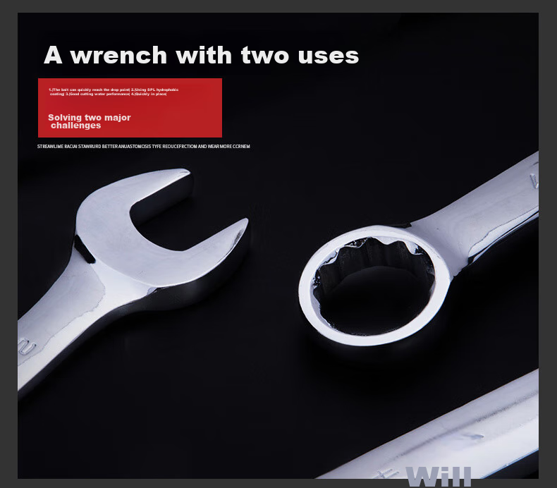Kafwell Dual-Use Combination Wrench 13mm WR4002C08 5