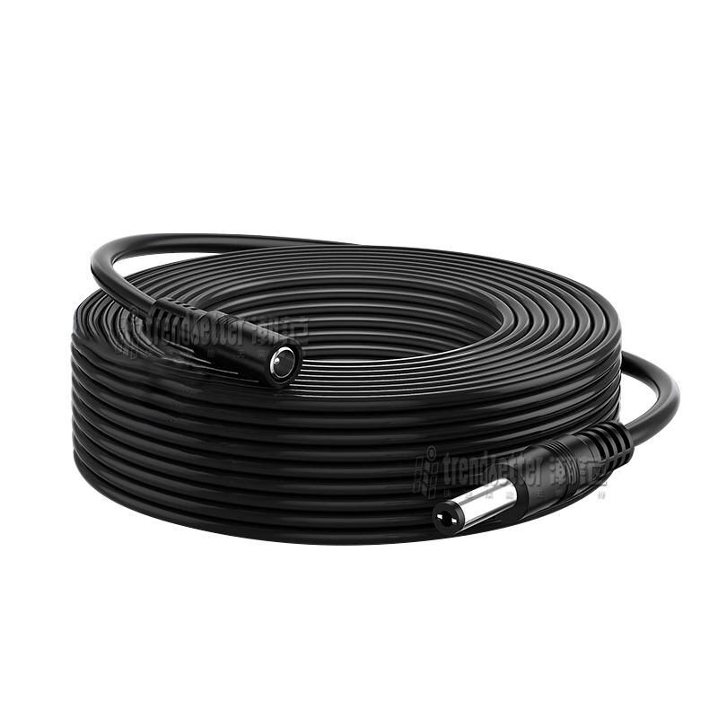 Chaofan Suitable for Xiaomi, Yingshi, Lecu, Dahua, Hikvision, Qio'anpu, And Pulin Camera Power Extension Cable, 10 Meters Outdoor Surveillance DC12V Power Cord, Male to Female Connection Cable