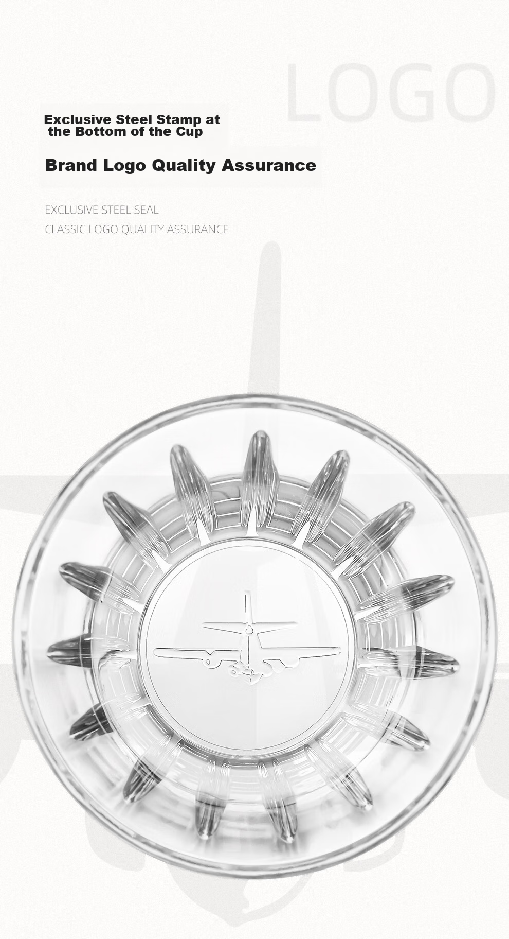 MHW-3BOMBER Bomber [Gift] Coffee Glass Cup, Australian White Cup, Transparent Simple Retro Dirty Americano Latte Art Cup 16