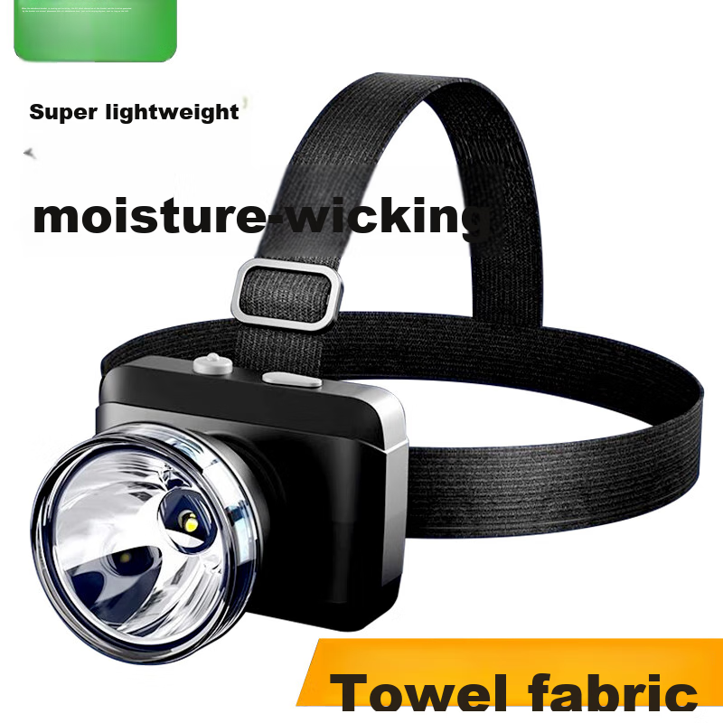 DP High-Brightness Headlamp, Ultra-Bright Head-Mounted Lithium Battery Flashlight, Outdoor Lighting, Night Fishing Long-Range Mining Lamp LED-7228