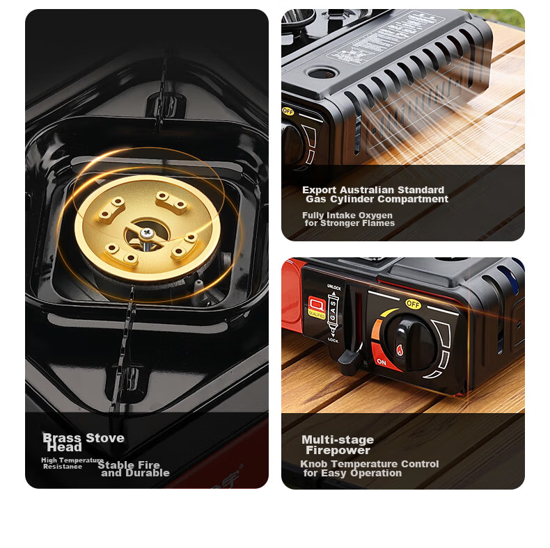 Jinyu Outdoor Camping Stove, Explosion-Proof Camping Cookware, Cassette Stove, Gas Stove for Home Use, Outdoor Magnetic Stove for Home 3