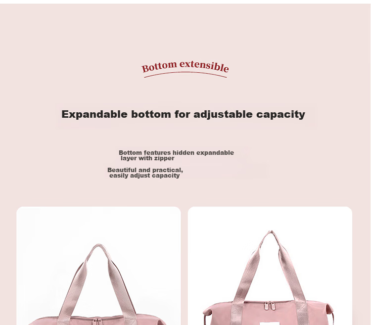 Lehuolvxing Travel Bag for Men, Handheld Large Capacity Luggage Bag, Portable with Handle, Suitable for Short Trips, Carry-On, Simple Storage Bag 6