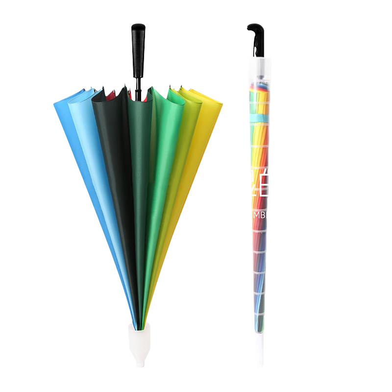 Maoli Long Handle Umbrella, Automatic Open/Close, 16 Ribs Reinforced, Windproof, Waterproof, Large Size, Men's Straight Handle, Rainy Day