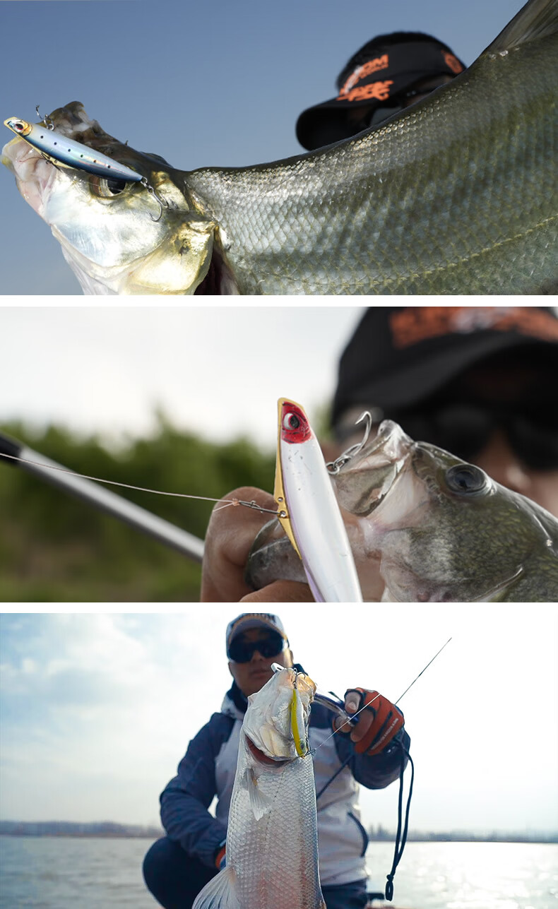 Guowangluya Sanbenkoo 3X Reinforced New Anti-Rust Lure Fishing Three-Claw Hook, Three Anchor Hooks with Barbs, Fish Hook, Size 8/8 Pieces/box 8