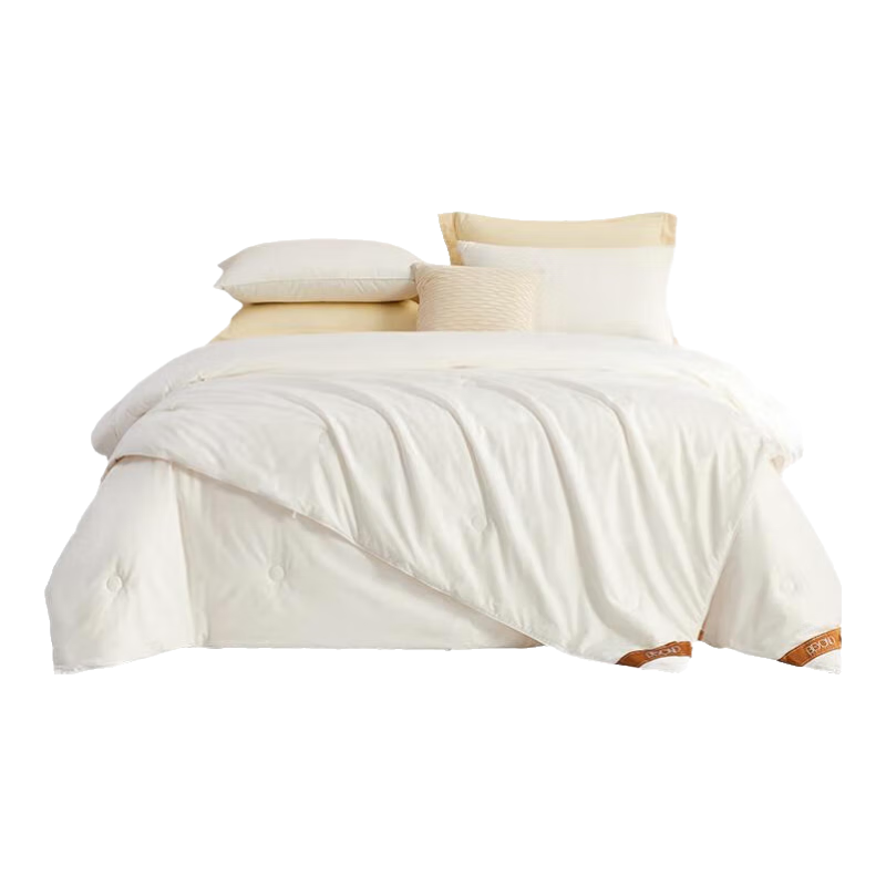 BEYOND Home Textiles 100% Silk Duvet Set for Mother And Baby, Class A All-Cotton Antibacterial Two-In Duvet Cover, Approximately 9.2 Jin, 220*240cm