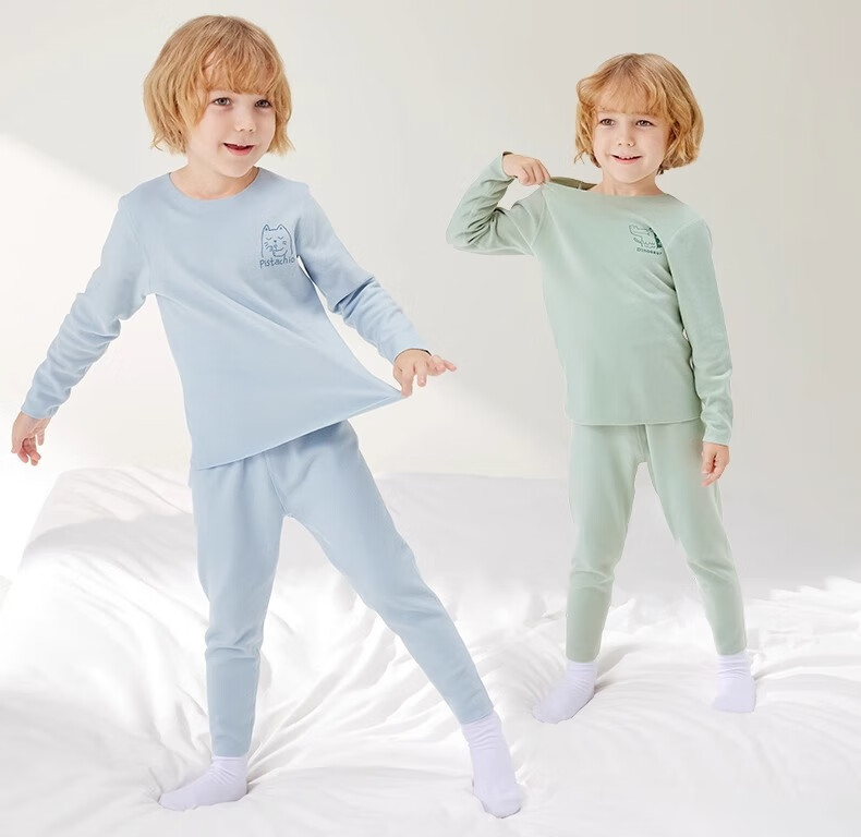 Betis Thermal Velvet Children's Warm Underwear Heating Baby Sleepwear Autumn Clothes Set Autumn Winter Boys Girls 10