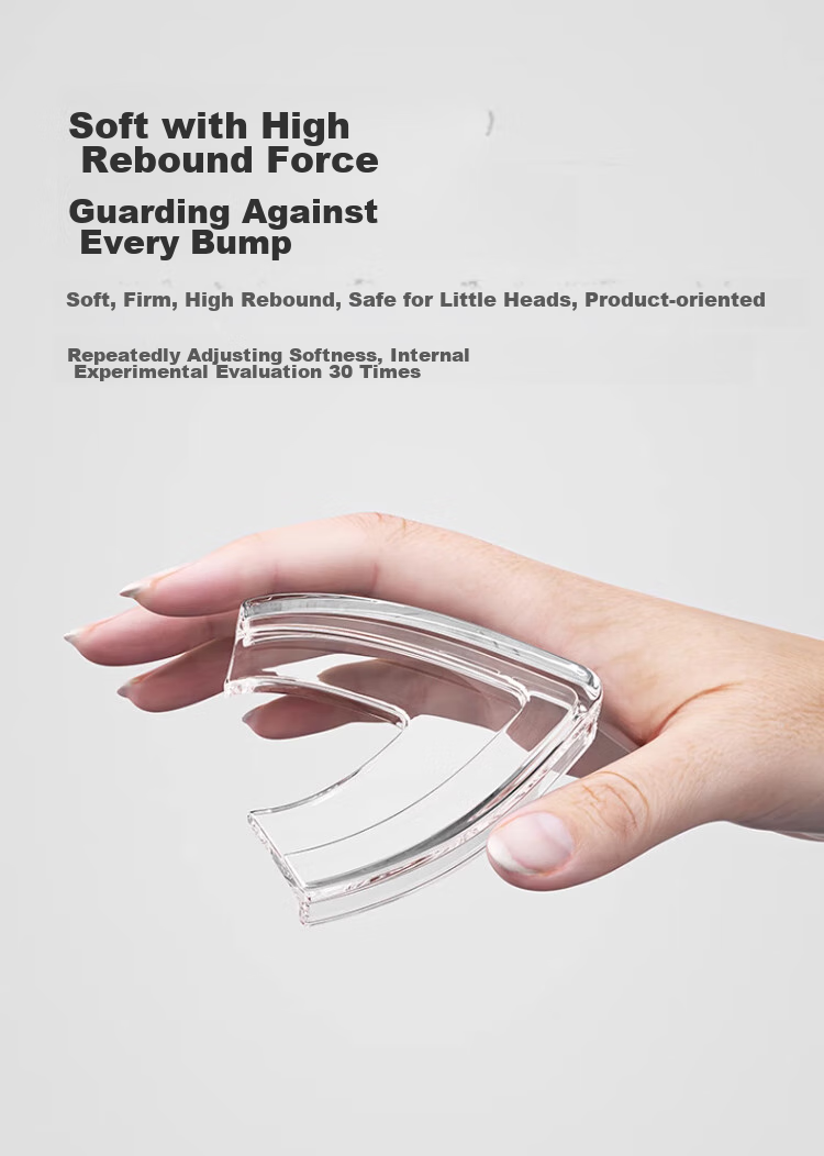 Guangduola Aluminum Window Anti-Collision Corner Guards, Transparent Edge Protectors, Anti-Bump Corner Protectors for Children, Pack of 10 5