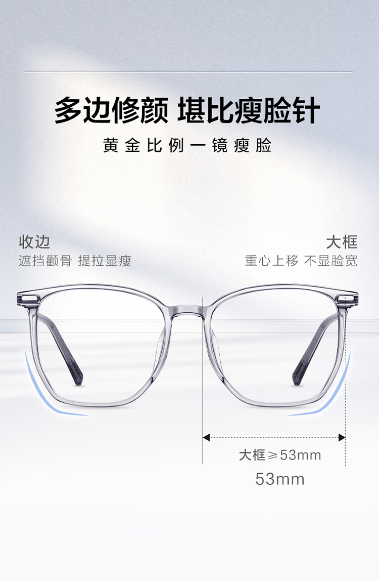 LOHO Blue Light Blocking Glasses, Nearsighted Glasses for Women, Professional Prescription Available, Zeiss Lenses, Ultra-Light Eyeglass Frames for Me 2