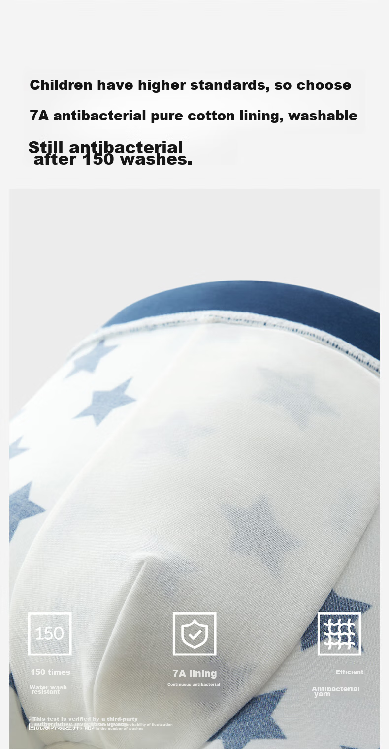 Bananain 501C Children's Underwear, Boys And Girls, Big Kids, 10A Antibacterial, Teenage Developmental Period, Boxer Briefs, Triangle Shorts, Baby Underwear 6