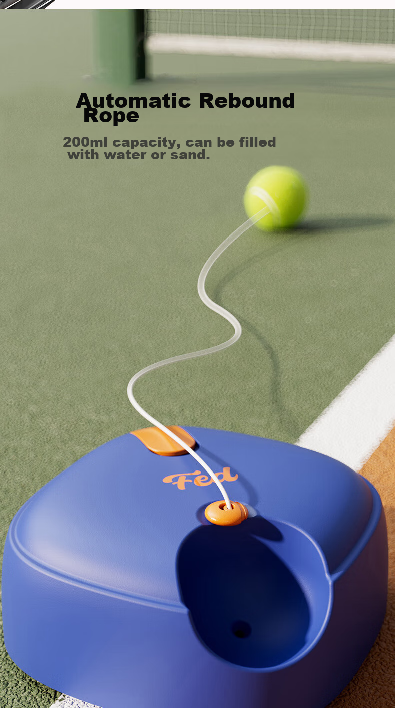 FEIERDUN Tennis Racket Base, Tennis Training Device, Stringing Rebound Ball Universal Base, Thickened And Reinforced 8