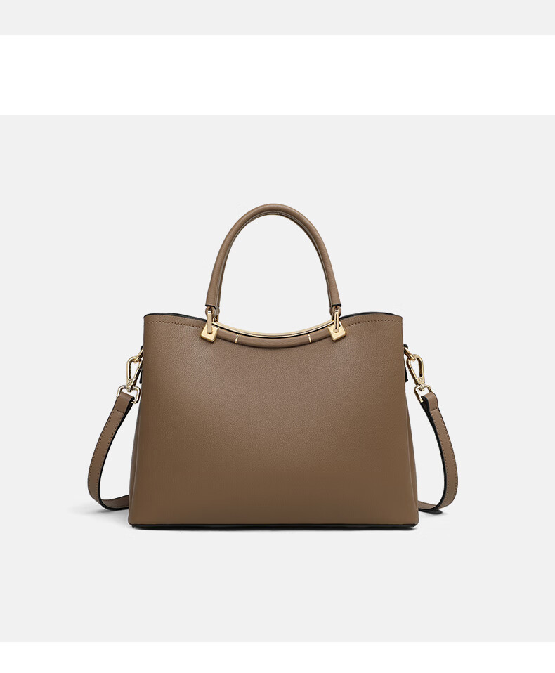 C.BANNER Leather Handbag, Women's Bag, Tote Bag, Large Capacity, Shoulder Crossbody, High-End Birthday Mother's Day Gift, Practical Present for Mom 8