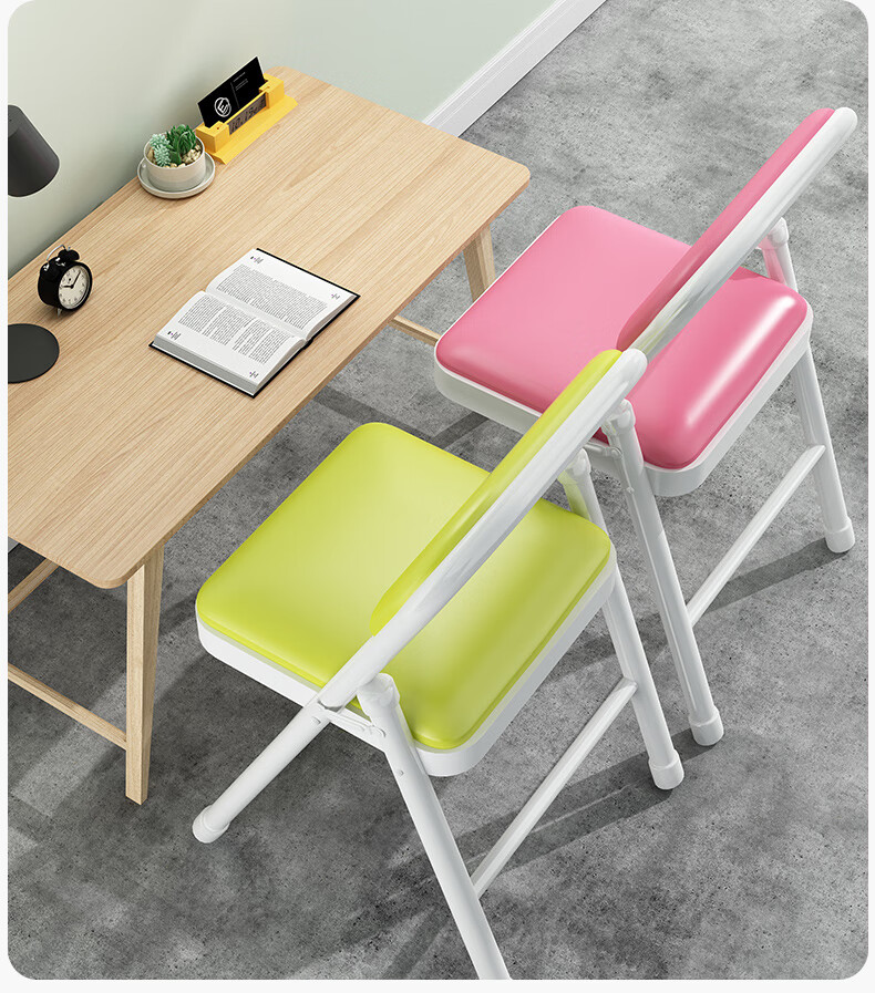 Chibailun Folding Chair, Computer Chair, Dormitory Chair, Conference Training Office Chair, Home Study Chair with Backrest, Dining Chair 1
