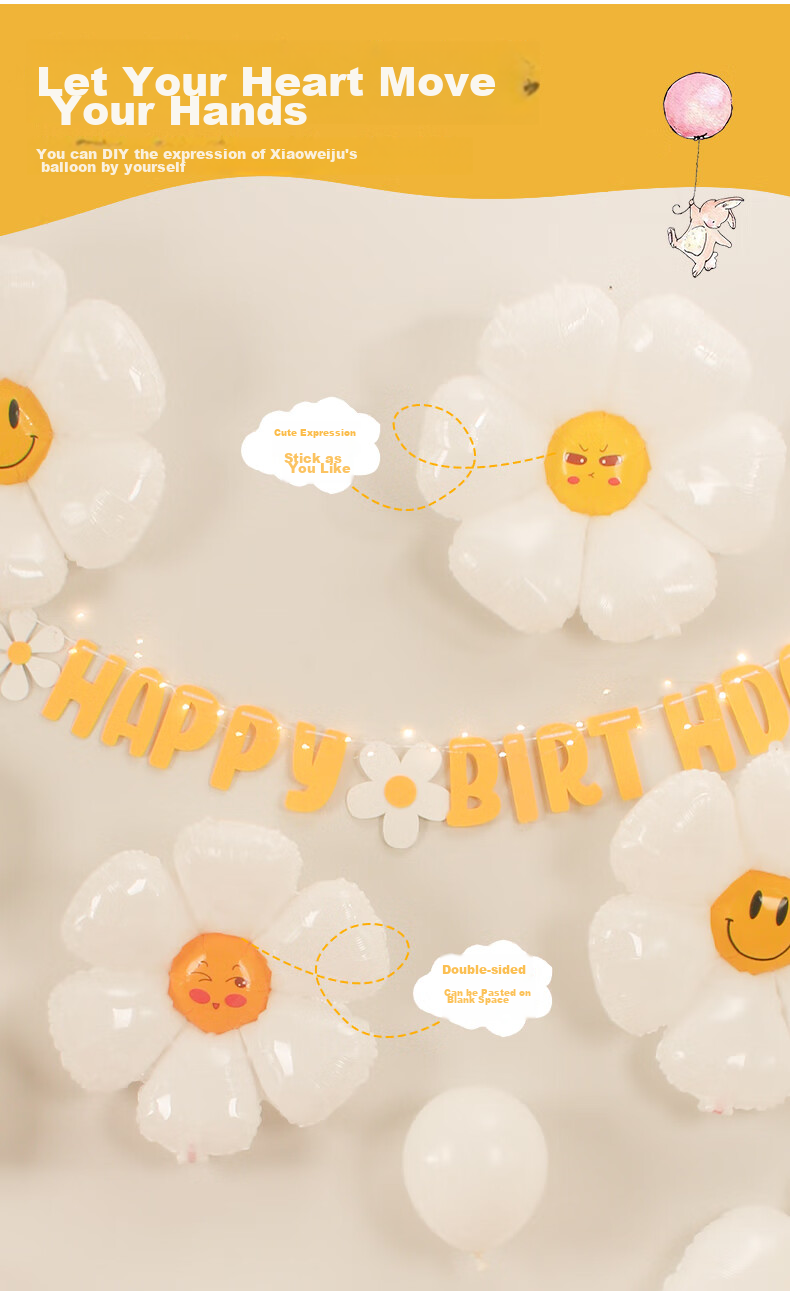 Kuyibao Car Trunk Surprise Gift Decoration, Boys Girls Children's Birthday Balloon, Creative Scene for Trunk 3