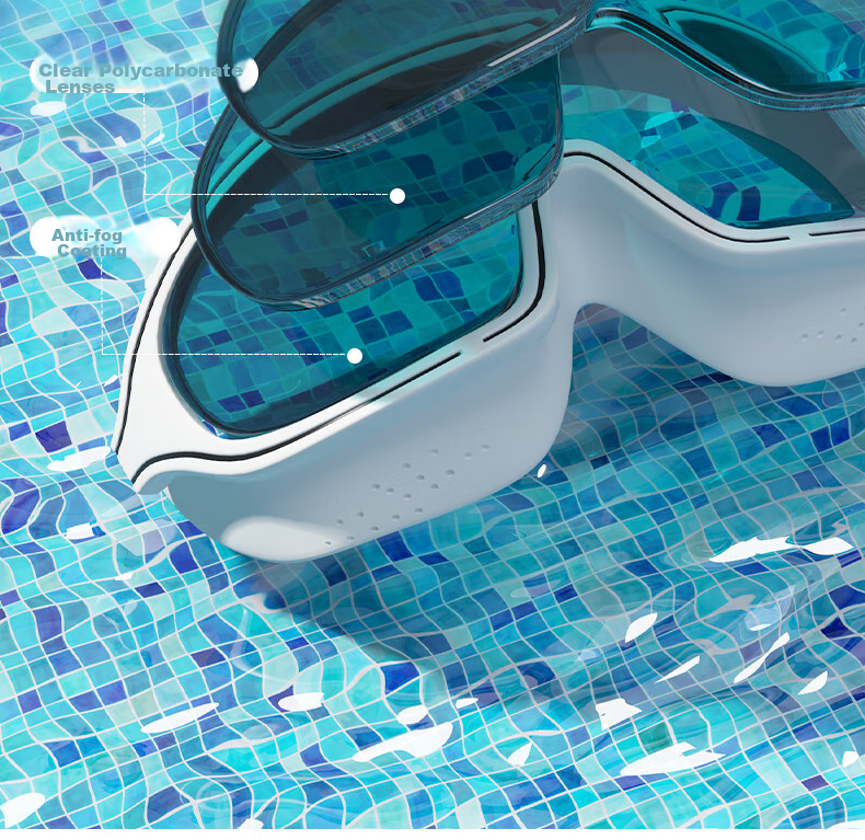 Li-Ning Swimming Goggles for Men And Women, Adult Large Frame High Definition Anti-Fog Comfortable Waterproof Swim Glasses Professional Diving Equipment 528-1 4