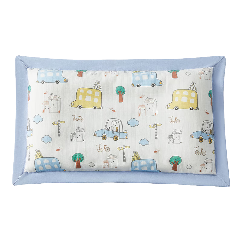 Shiyuejiejing Children's Pillow for Ages 2-4, Nap Pillow for Primary School Students, Baby Neck Support Pillow, Suitable for All Seasons, Sold by JD City Forest