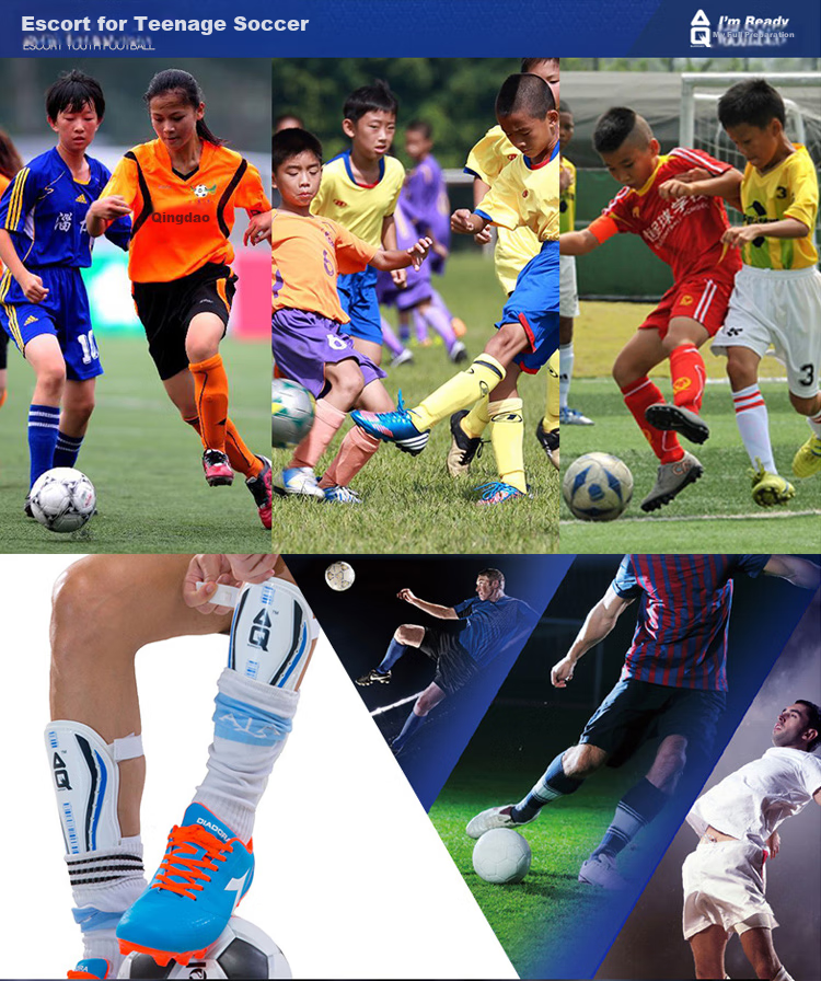 AQ Soccer Shin Guards Sports Insert Plates for Adults And Children, S63681, Two-Pack, M140-160cm 11