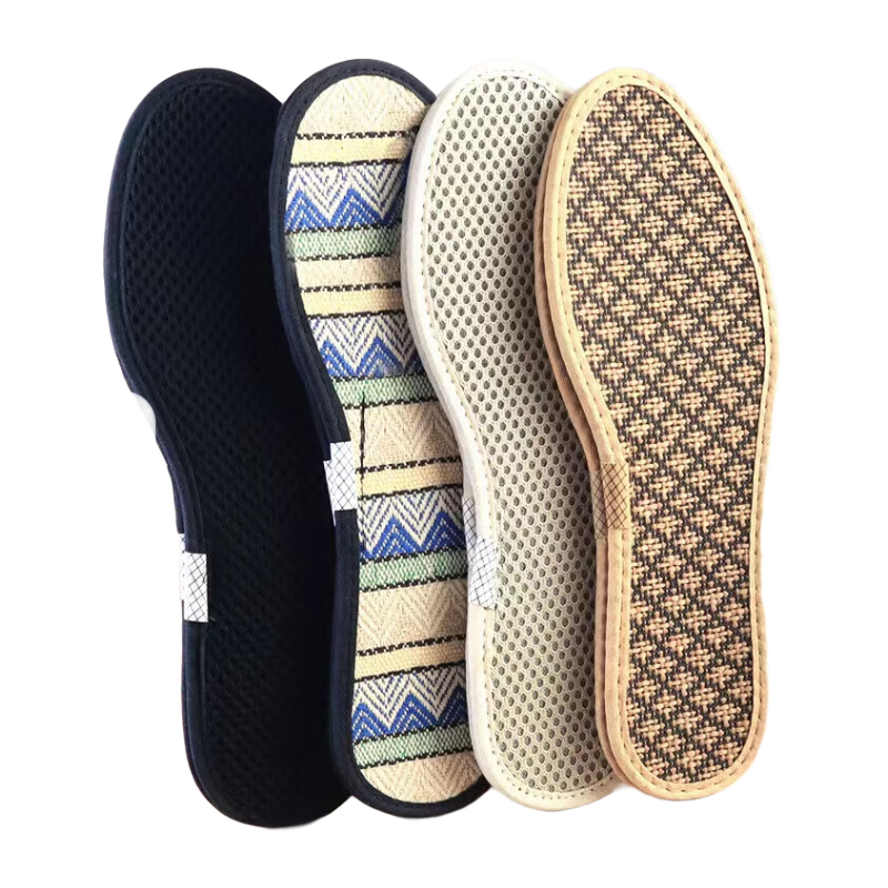 Buyun [6 Pairs] Deodorizing Insoles for Men And Women, Sweat-Absorbing Breathable Odor-Resistant Military Training Leather Shoes Sports Insoles Winter Antibacterial Mixed Colors