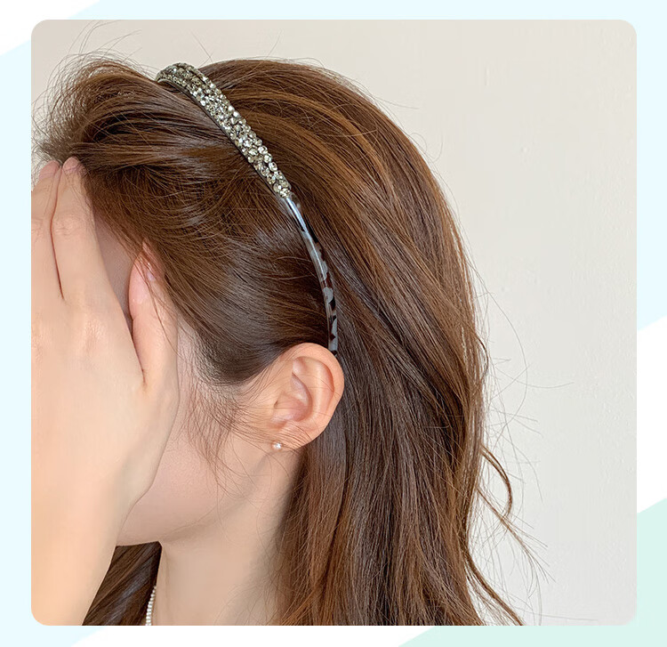 CHIMERA Luxury Princess-Style Headband, High-End Korean Version, Simple Hair Accessory, Mid-Autumn Festival Gift for Wome 11