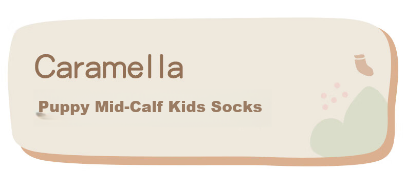 Caramella Spring And Summer Children's Socks, Girls' Mid-Calf Socks, Cartoon Cute Xinjiang Cotton Soft Comfortable Baby Floor Socks 1