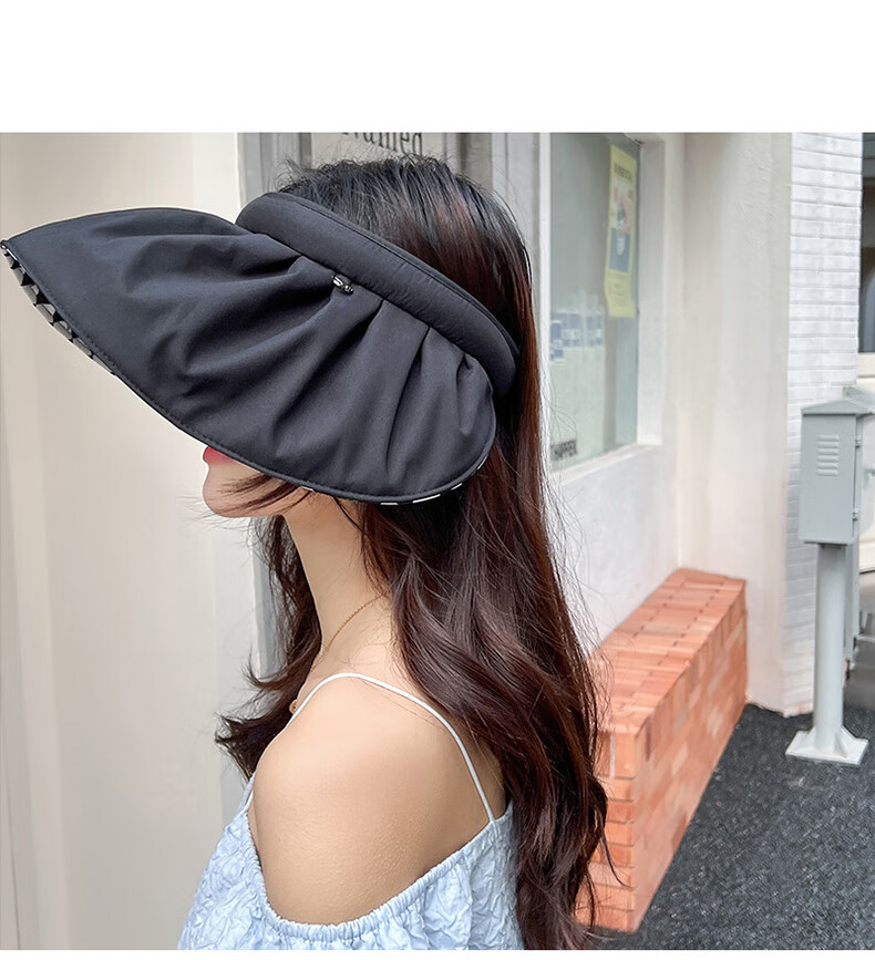 XUEXIMAN Sun Hat for Women, Visor Cap for Travel, Face-Covering Versatile Sunhat, Beach Shell UV Protection Hat for Wome 18