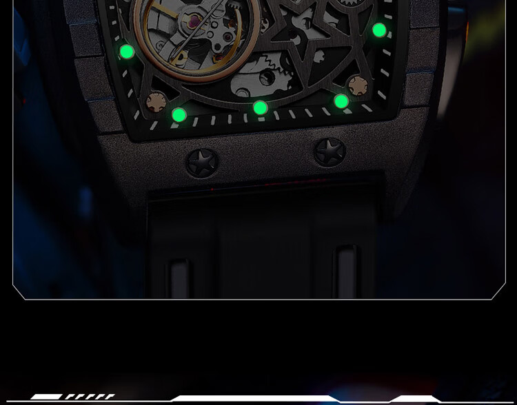 Bestdon Men's Mechanical Watch, Fashionable Wristwatch in Gift Box, Barrel-Shaped Design, Gift for Me 13
