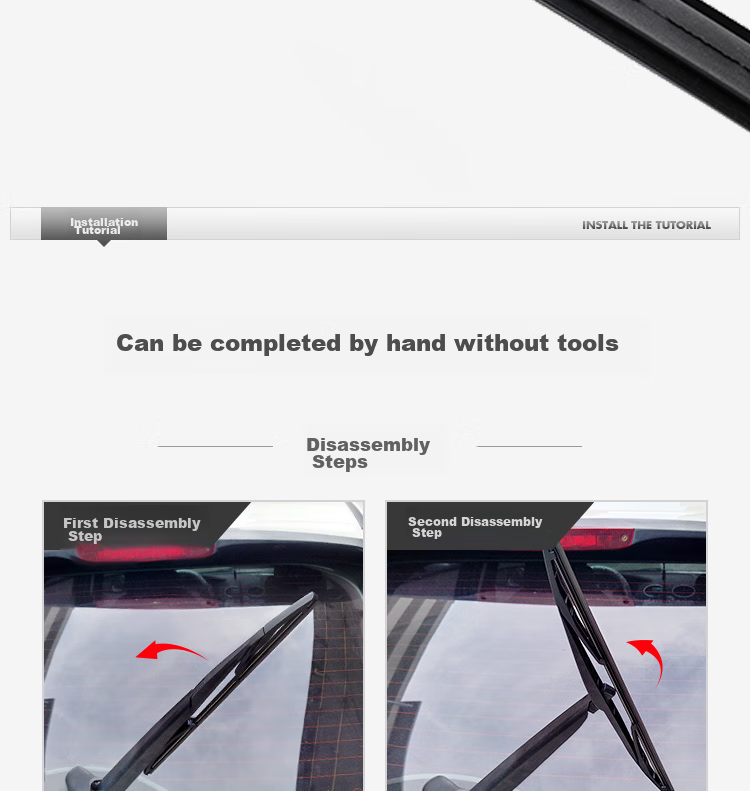 Meisim Jingchi Series Rear Wiper Blade for Tiguan 2010-2017 / Langxing 2013-2023 / Langjing 2013-2018, Windshield Wiper Blade 9