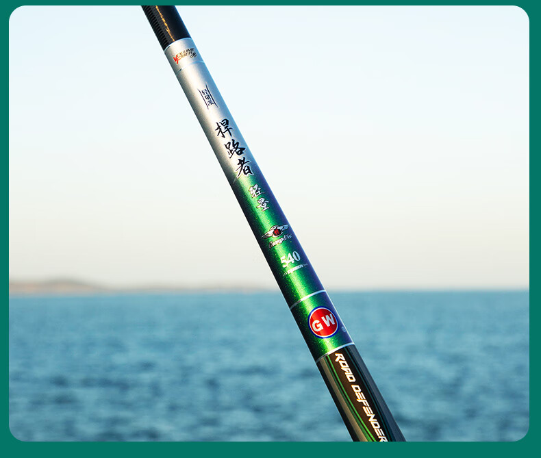 GW Fishing Rod, Handheld, 8.1 Meters, Hanluze Lightweight Small All-Purpose Rod, 28 Sections, Crucian Carp Rod, Ultra-Light, Ultra-Hard, Platform Fishing Rod, Fishing Pole 9