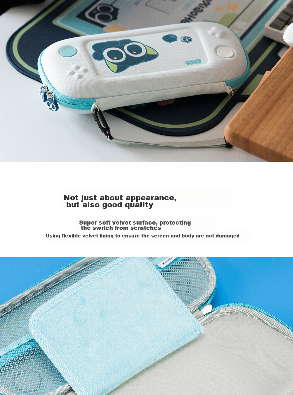 Jixiang ROG Handheld Console Ally X Storage Case Protective Cover, Slim Portable Storage Box, Shockproof Waterproof Commuter Bag, ROG Handheld Accessory for First/second Generation Storage Case 14