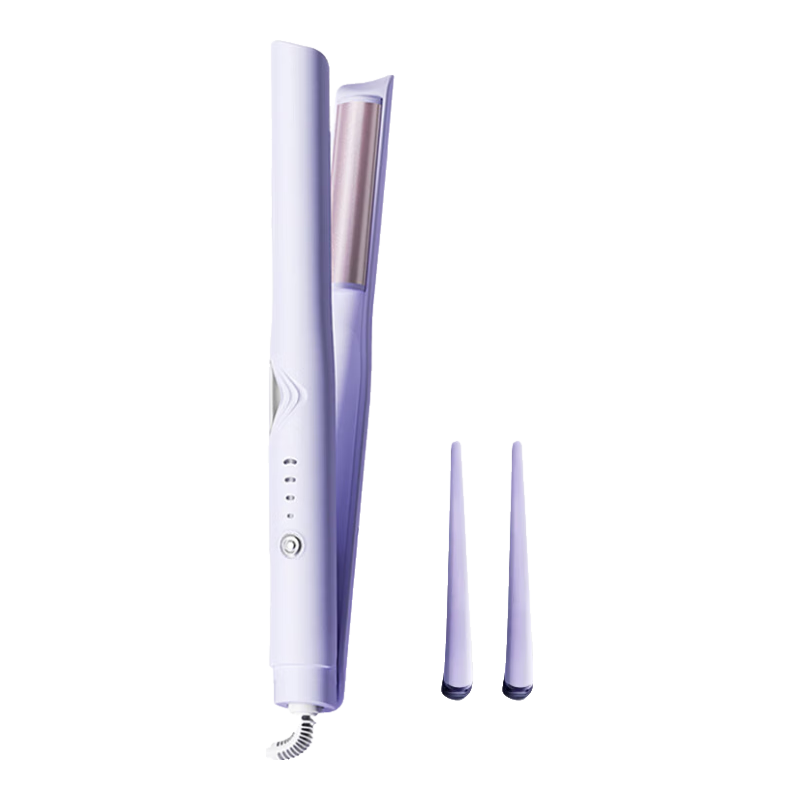 AUX Curved Hair Curling Iron [Negative Ion] Seamless Volumizing Curler High Crown Perm Hair Clip for Men And Women, Long Hair Styling Tool Root Lift Hair Accessory Gift for Wome