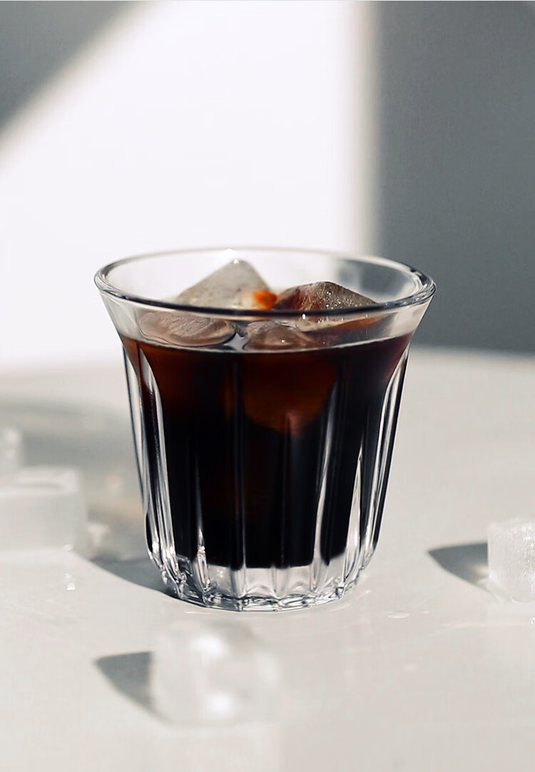 Bincoo Hand Brewed Coffee Glass Vintage Dirty Coffee Cup Australian White Cup Espresso Cup - Transparent 200ml 14