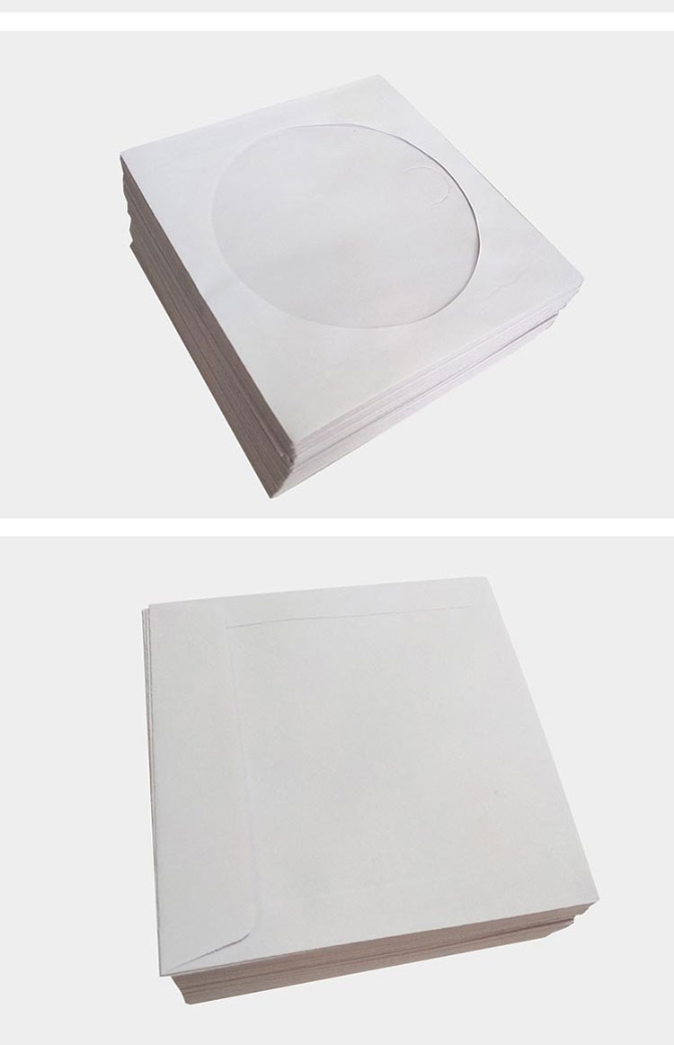 Youbili CD/DVD Storage Pouches, Paper Disc Pouches for CDs And DVDs, 100 Sheets/pack, 9408 6