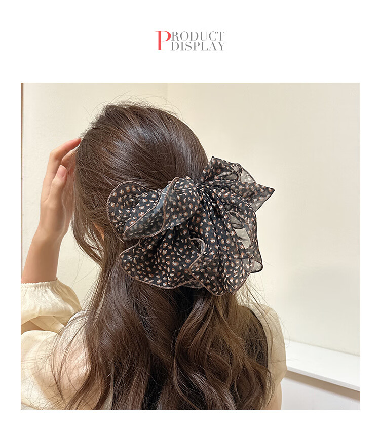 CHIMERA Back-Of Bun Hair Clip, French Bow Barrette, Half-Up Hairpin, Hair Accessory for Women, Mid-Autumn Festival Gift 21