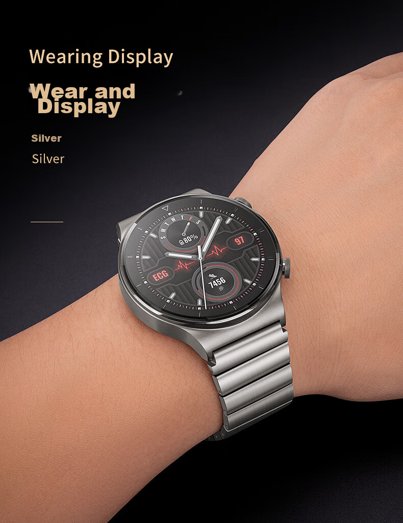 Weiqiantu [Titanium Metal] Suitable for Huawei Watch Straps GT7/GT6/GT5/pro/Watch6/pro/5/watch4pro/GT4/3/Buds2, Feifan Dashi 2 9