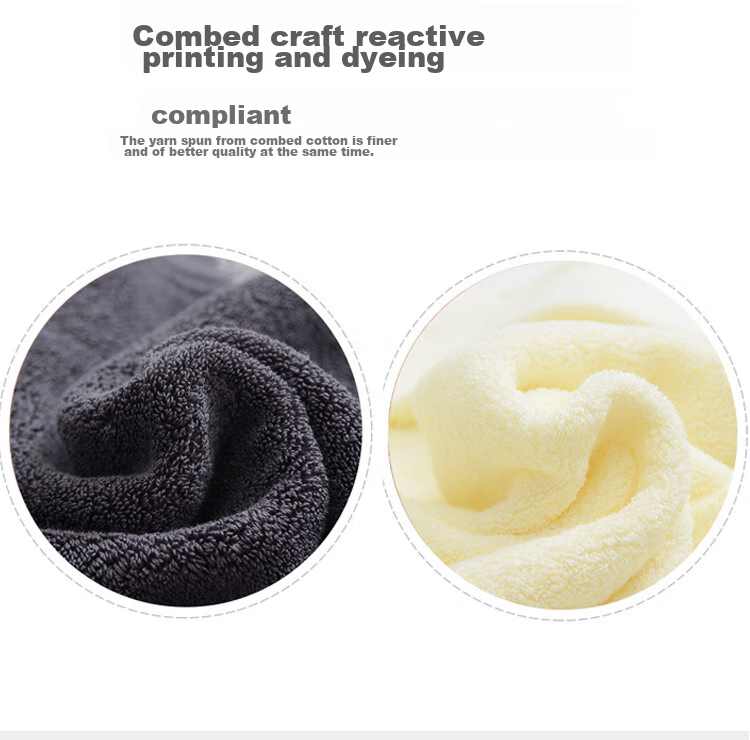 Grace Pure Cotton Antibacterial And Anti-Mite Bath Towel, Embroidered High-Quality Strong Absorbent Thick Large Bath Towel for Men And Women, Sports 800g 7