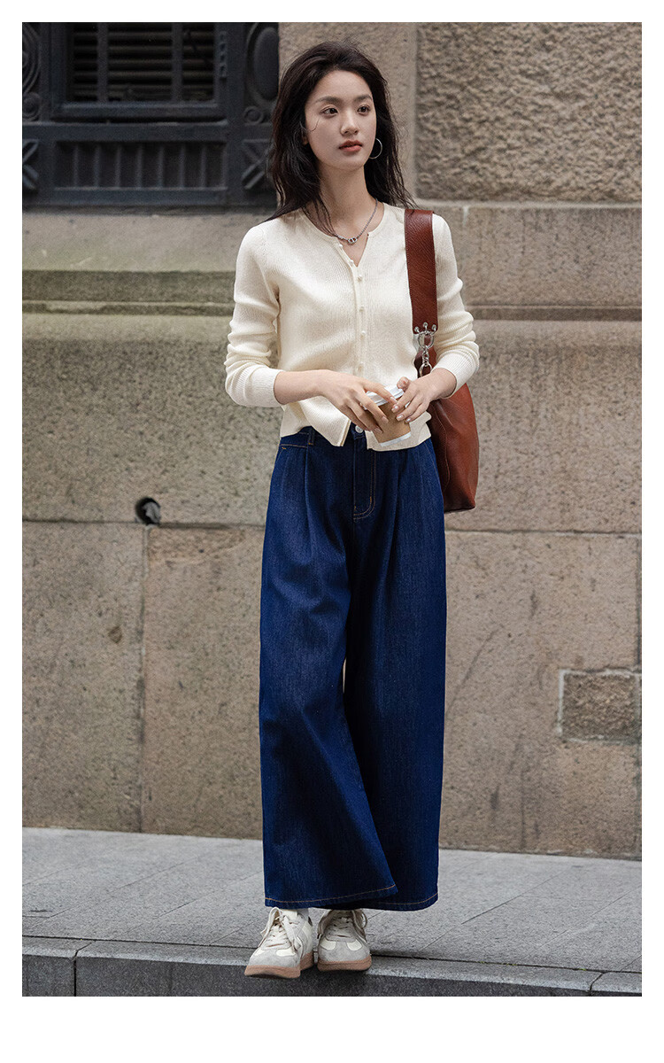 Dme [Elegant V-Neck Knit Sweater] Spring And Autumn Lightweight Mature Sister Layered Inner Wear Slimming Elegant Knit Sweater for Wome 2
