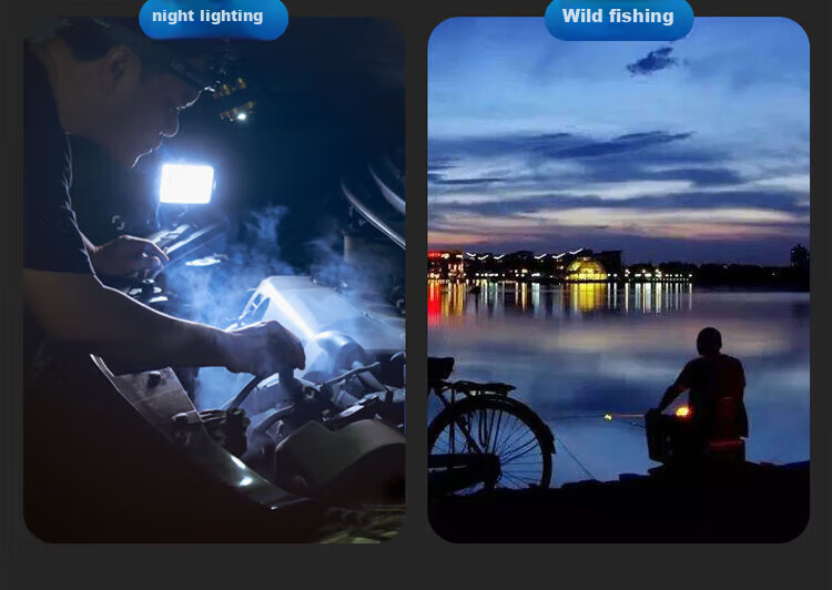 DP Headlamp High Brightness Repair Outdoor Night Fishing Mountaineering Head-Worn Flashlight Zoom Long Battery Life Sea Hunting Mining Lamp 7259 7