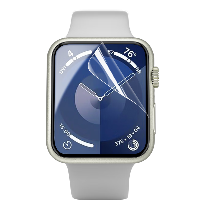 CangHua Compatible with Apple Watch S11 Protective Film, Apple IWatch S10/S11 Watch Film with Self-Aligned Positioning, Full Screen Coverage Hydrogel Film for Apple Watch, 46mm