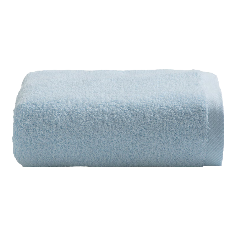 UCHINO Soft Twisted Cotton Cloud Bath Towel, Soft Face Towel, Pure Cotton Household Absorbent All-Cotton Bath Towel, Blue + Laundry Bag