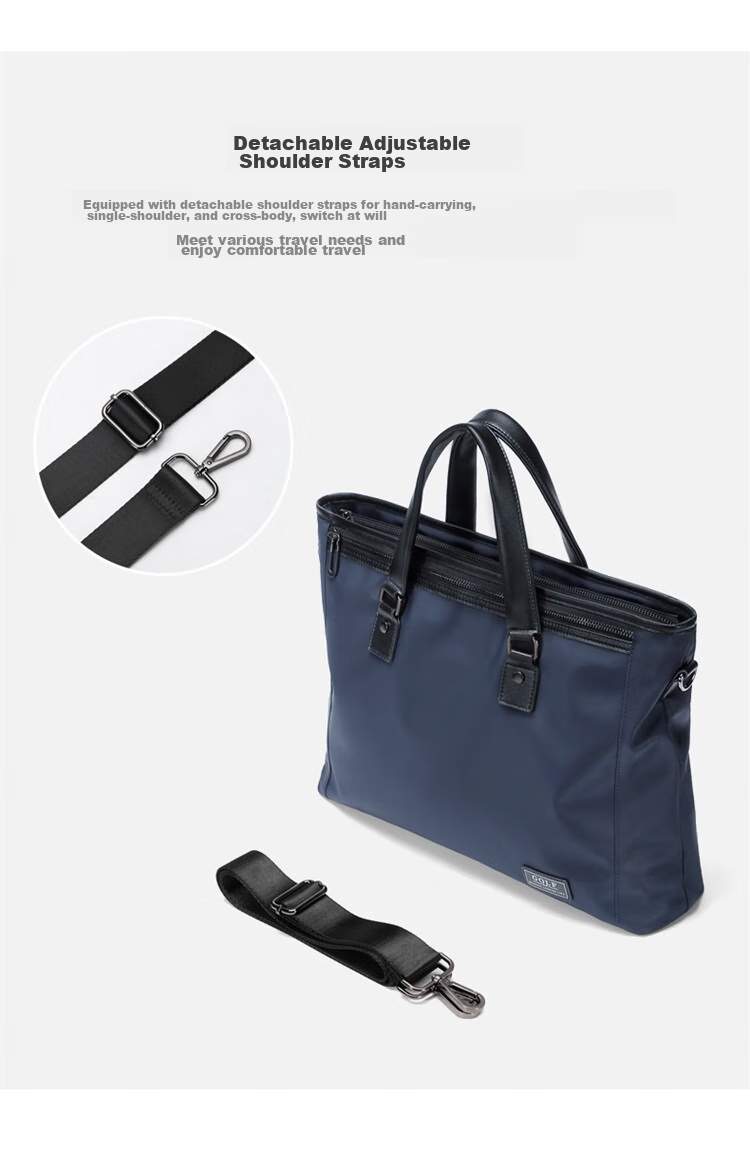 GOLF Business Briefcase for Men, Large Capacity Handbag, 15-Inch Laptop Bag, Casual Shoulder Crossbody Bag 9