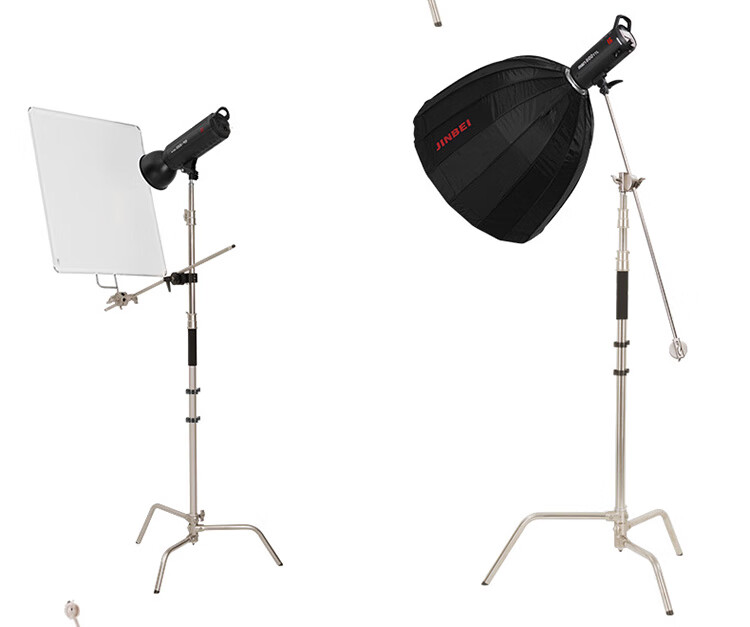 JINBEI CK-2 Detachable Tripod Crossbar, Arm, Light Stand, Ceiling Light Bracket, Magic Leg Studio Photography Light Stand CK-2 Magic Leg Light Stand 6