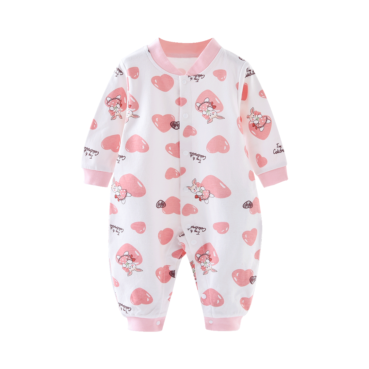 DEESHA Baby Romper Newborn Onesie Printed Sunshine Bunny 90
