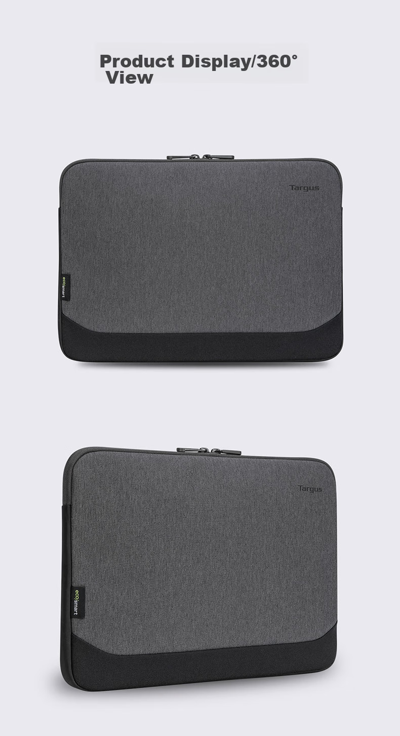 TARGUS TARGUS Inner Sleeve Bag, 14/15-Inch Lightweight Business Laptop Bag, Handheld Case, Gray, 646 16