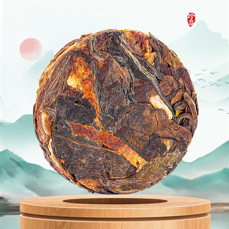 福茗源陈皮白茶 福鼎白茶新会陈皮寿眉饼干茶袋装500g茶叶自己喝口粮茶