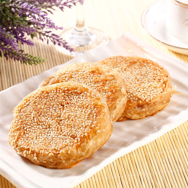 福成麻酱烧饼280g*3袋(12枚) 芝麻酱火烧 春节也送货