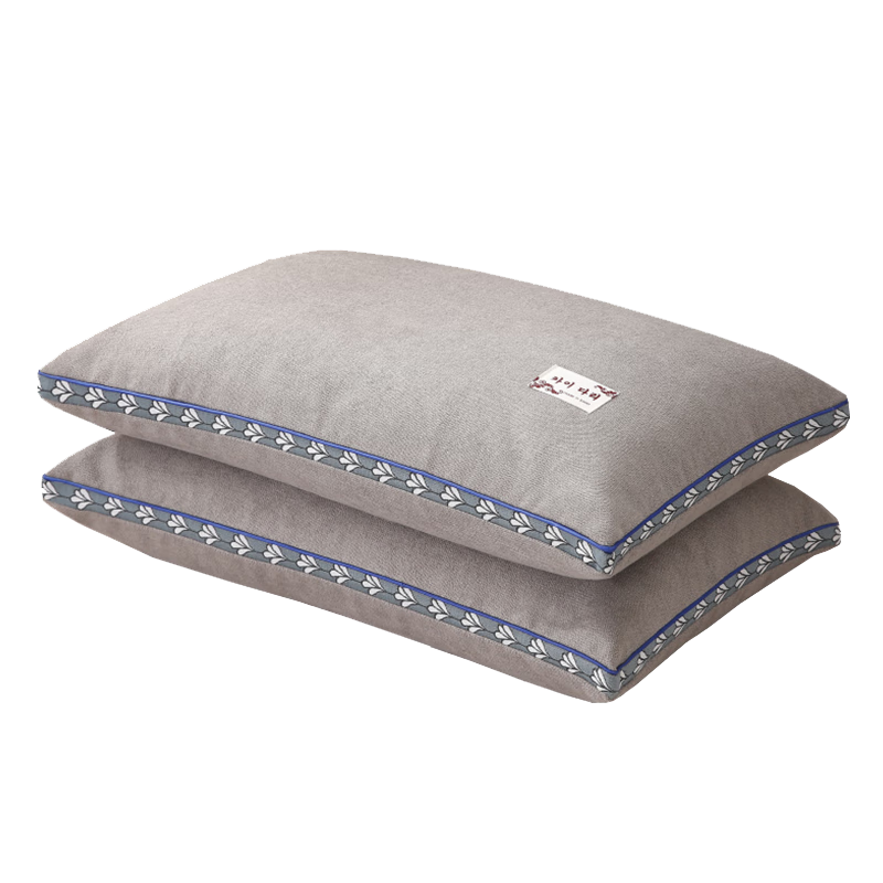 AVIVI Buckwheat Pillow, 100% Buckwheat Hull Pillow, Cervical Pillow, Neck Pillow, Single Pack, Gray