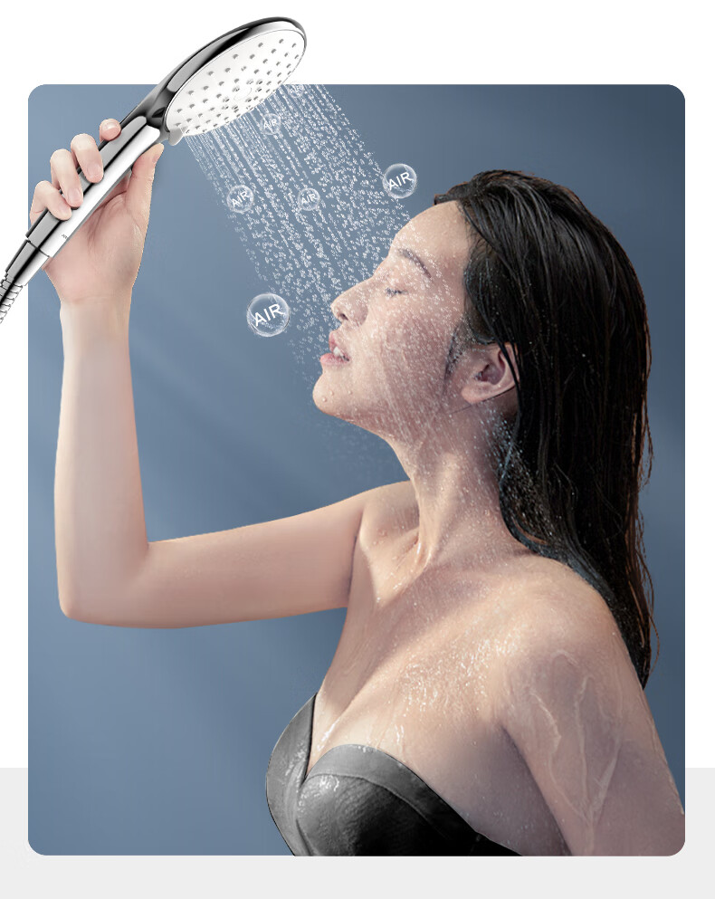 ARROW Shower Head, Brass Faucet, High-Pressure Shower Head, Handheld Shower Head, Handheld Sprayer 10