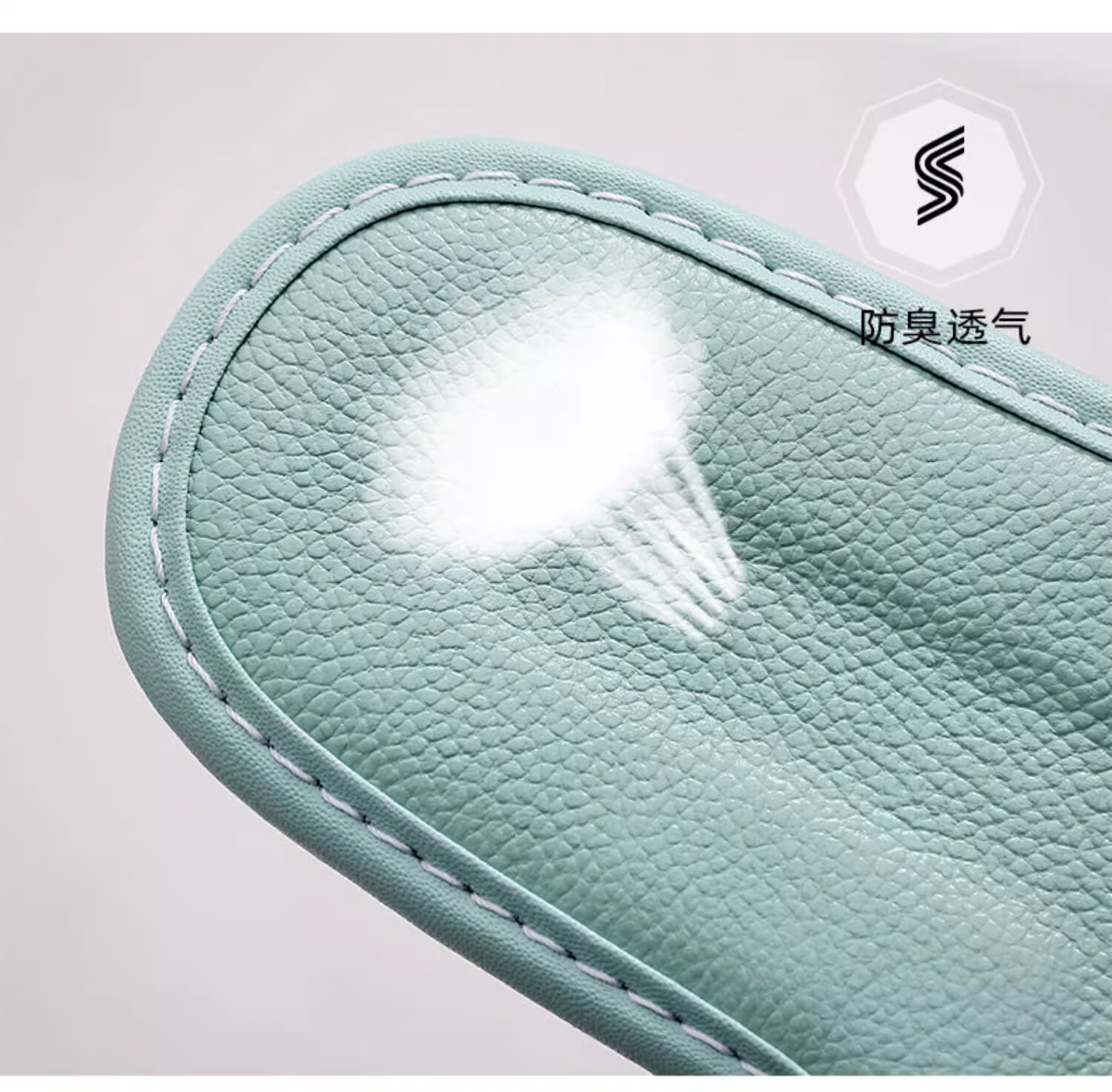 GUOLUOFEI Genuine Leather Home Slippers for Men And Women, Summer Indoor Non-Slip Waterproof Cowhide Sandals with Soft Soles for Home Use 2